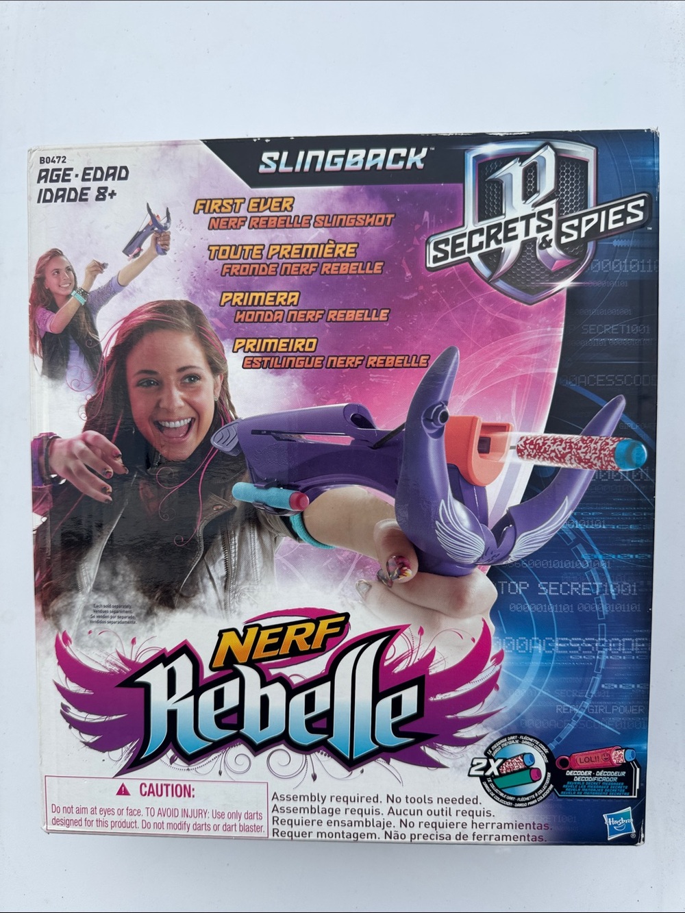 Nerf Rebelle Slingback Slingshot - Discontinued